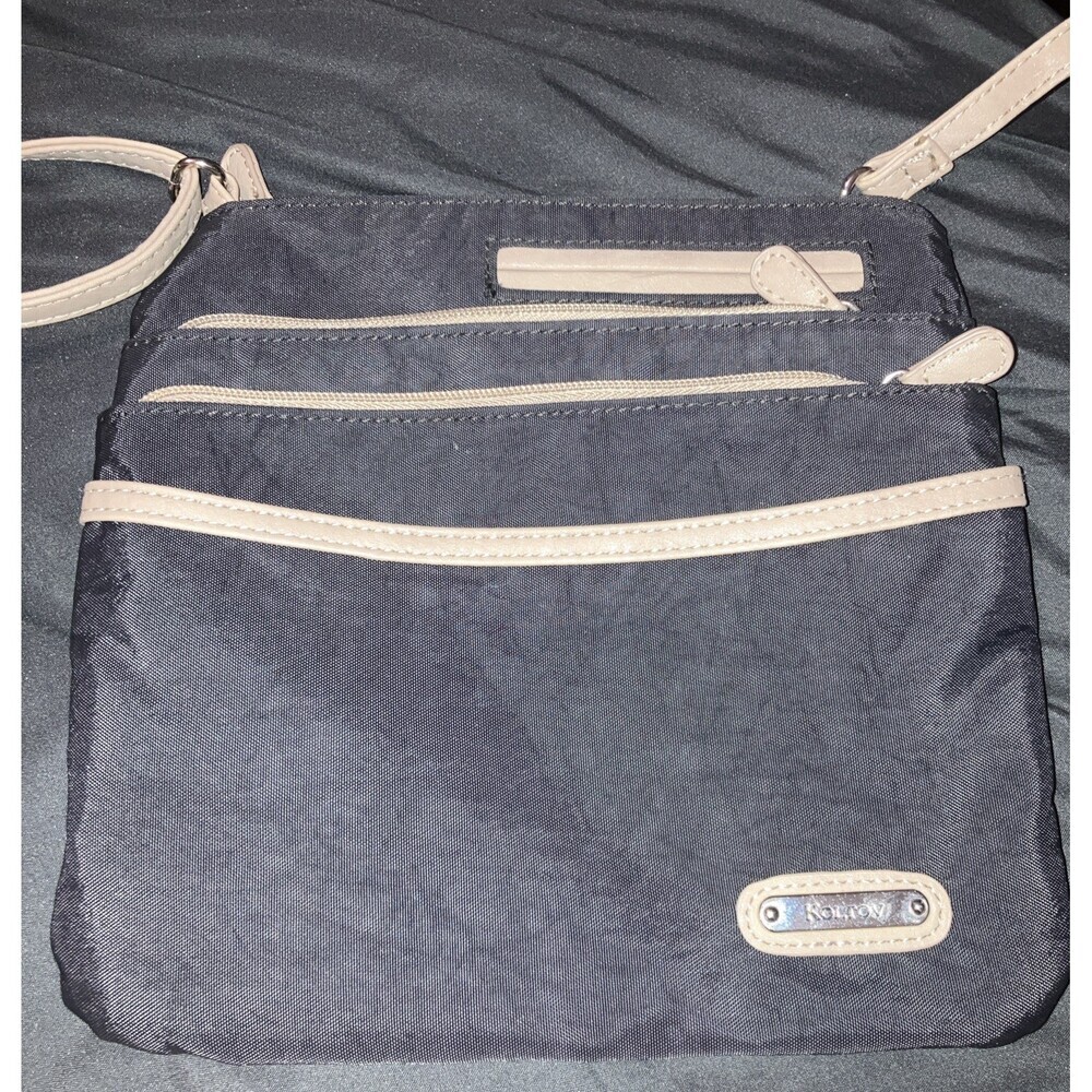 Koltov Shoulder Bag Purse Black & Brown